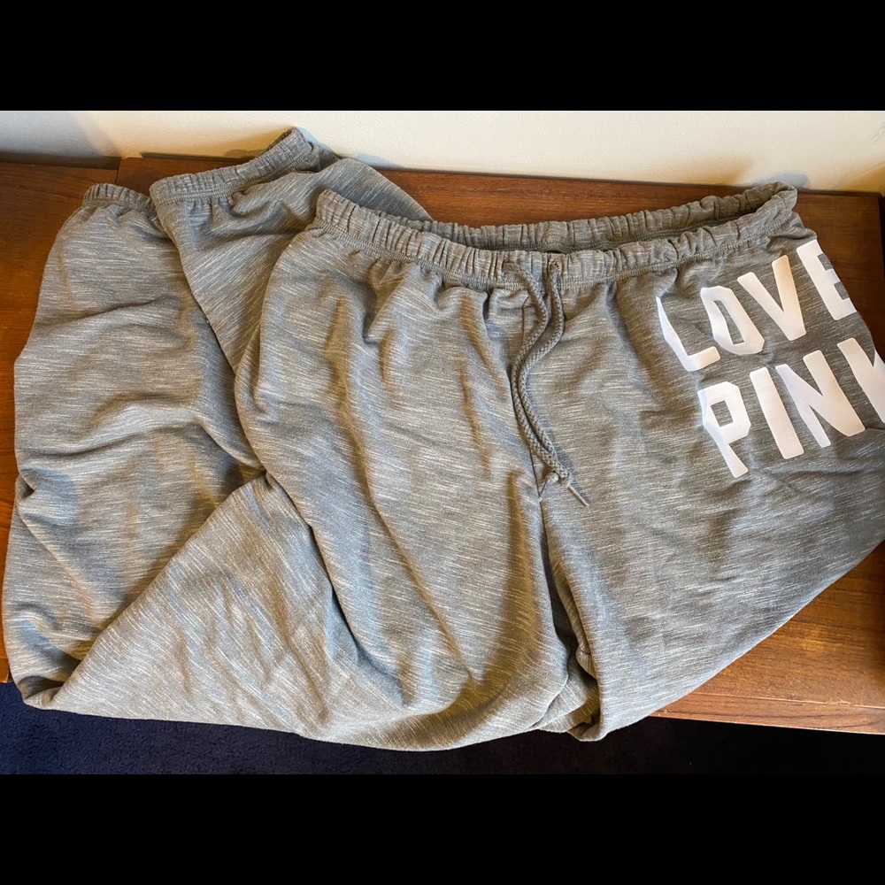 PINK grey sweats